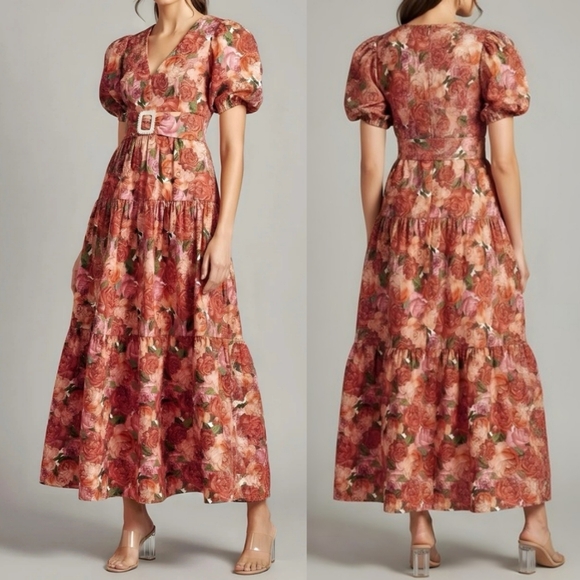Sachin + Babi Dresses & Skirts - NWT Sachin & Babi Carina Belted Floral Dress